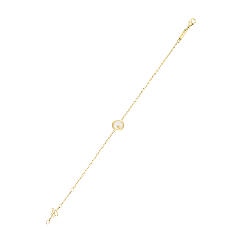 Chopard Happy Diamonds Icons Bracelet — Luxury High-Jewelry Bracelet for Women featuring a Yellow Gold and Diamond Pendant