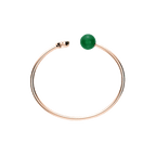 Chopard Happy Diamonds Planet Bracelet – Rose Gold, Green Agate, and Diamonds