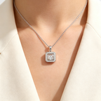 Chopard Happy Diamonds Icons Square Pendant Necklace – White Gold