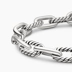 David Yurman DY Madison Collection Silver Chain Bracelet