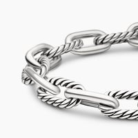 David Yurman DY Madison Collection Silver Chain Bracelet