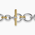 David Yurman DY Crossover Chain Bracelet – Gold with Diamonds