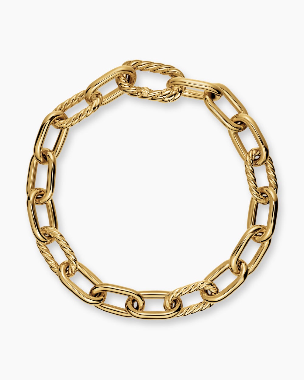 David Yurman DY Madison Collection Gold Chain Bracelet