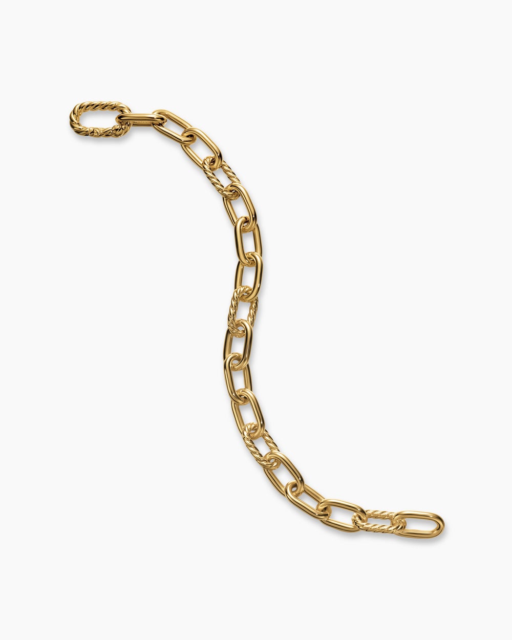 David Yurman DY Madison Collection Gold Chain Bracelet