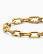David Yurman DY Madison Collection Gold Chain Bracelet