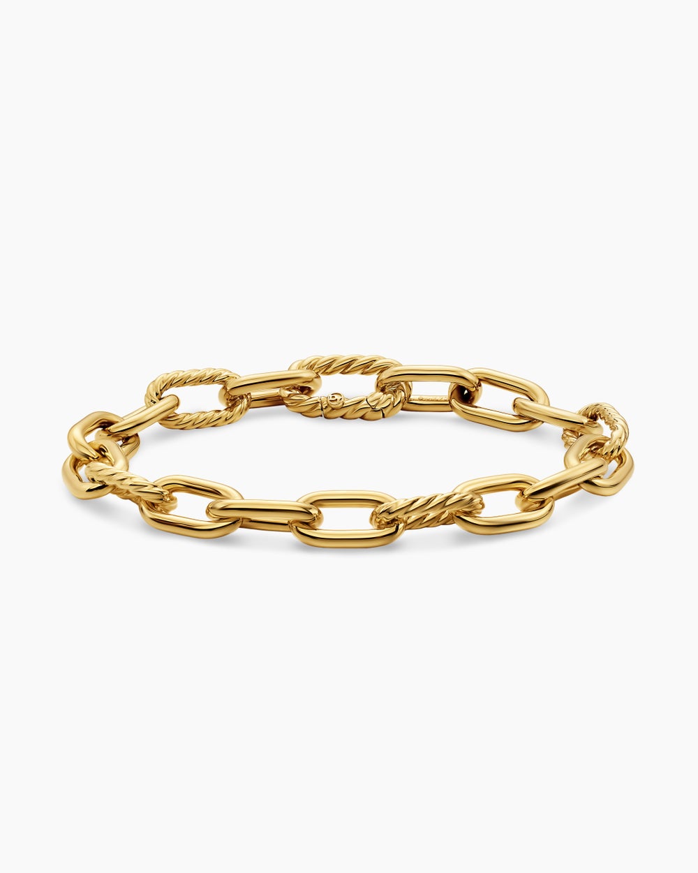 David Yurman DY Madison Collection Gold Chain Bracelet
