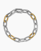 David Yurman DY Madison Collection Gold and Two-Tone Chain Bracelet