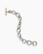 David Yurman DY Crossover Chain Bracelet – Gold with Diamonds