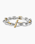 David Yurman DY Crossover Chain Bracelet – Gold with Diamonds