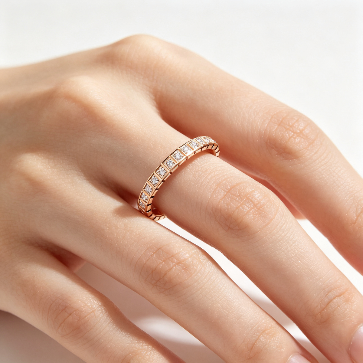 Chopard Ice Cube Collection Ring — Swiss Luxury Rose Gold Jewelry