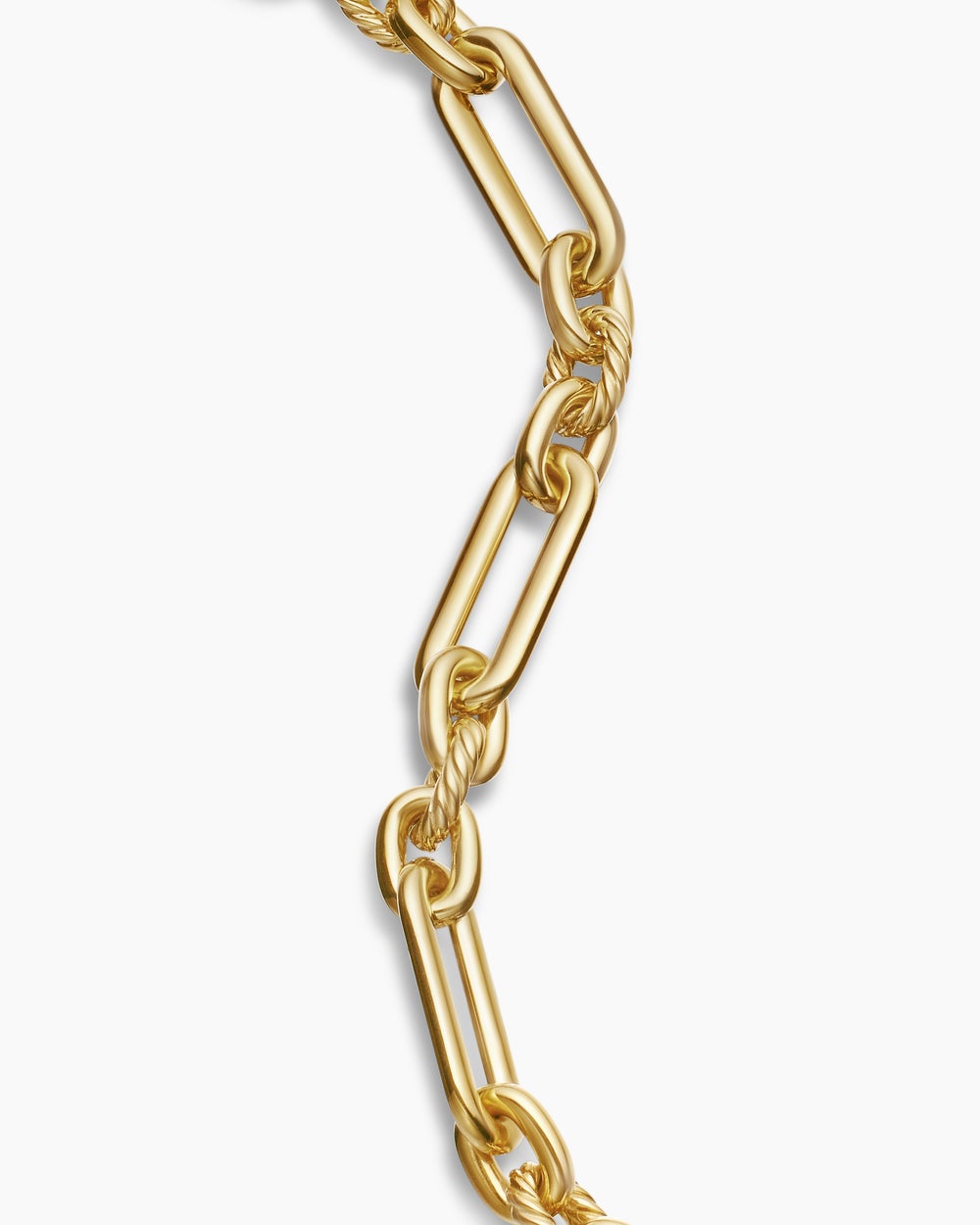 David Yurman DY Madison Collection Gold Chain Bracelet