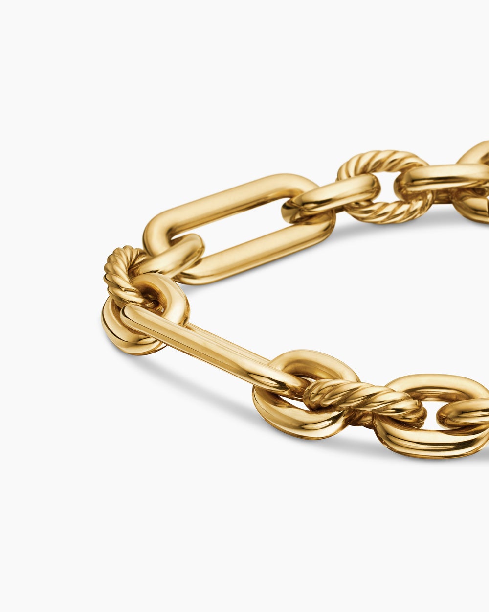 David Yurman DY Madison Collection Gold Chain Bracelet